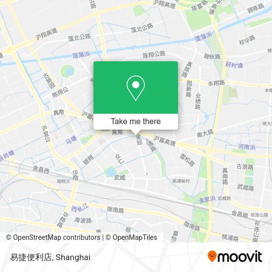易捷便利店 map