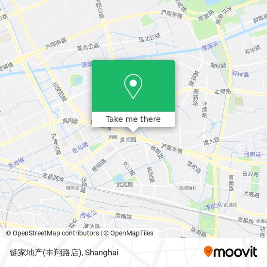 链家地产(丰翔路店) map