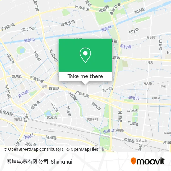 展坤电器有限公司 map