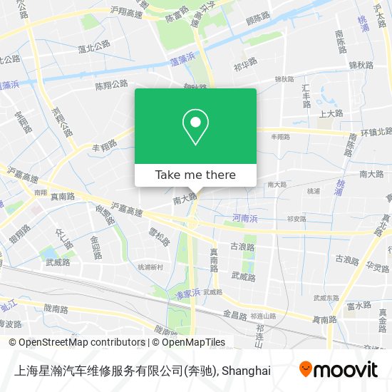 上海星瀚汽车维修服务有限公司(奔驰) map
