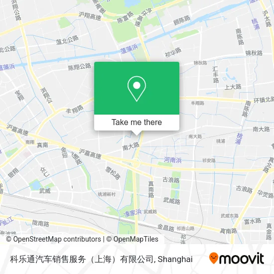 科乐通汽车销售服务（上海）有限公司 map