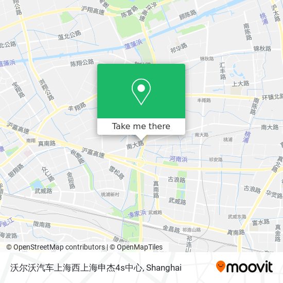 沃尔沃汽车上海西上海申杰4s中心 map