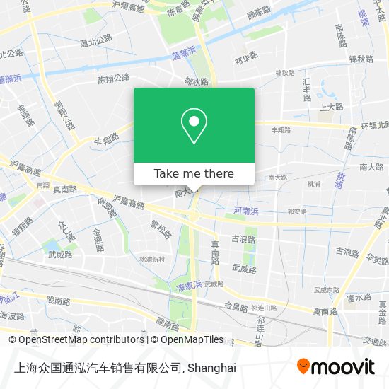 上海众国通泓汽车销售有限公司 map