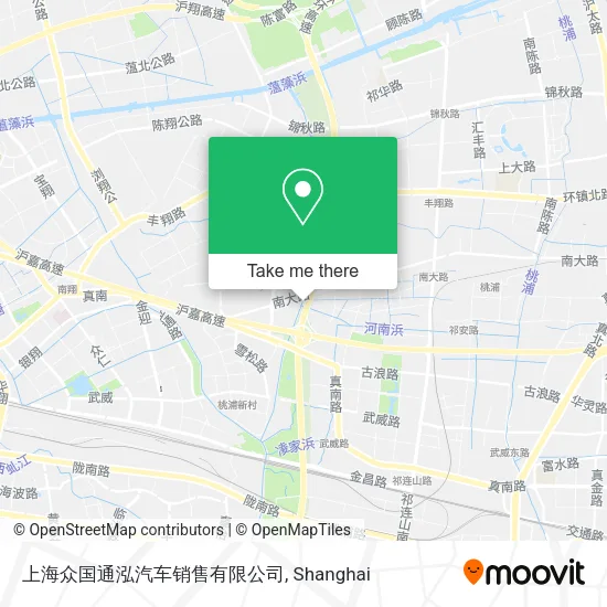 上海众国通泓汽车销售有限公司 map