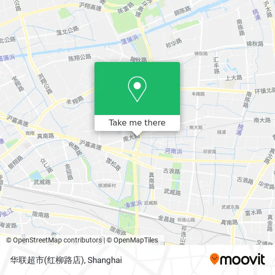 华联超市(红柳路店) map