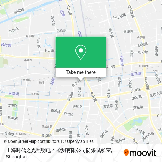 上海时代之光照明电器检测有限公司防爆试验室 map