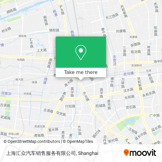 上海汇众汽车销售服务有限公司 map