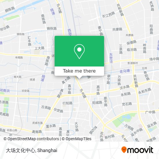 大场文化中心 map