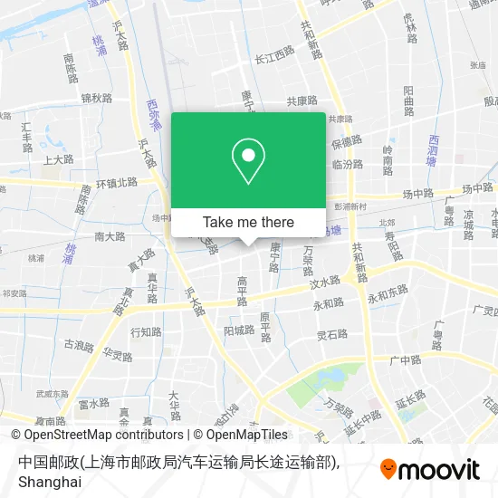 中国邮政(上海市邮政局汽车运输局长途运输部) map