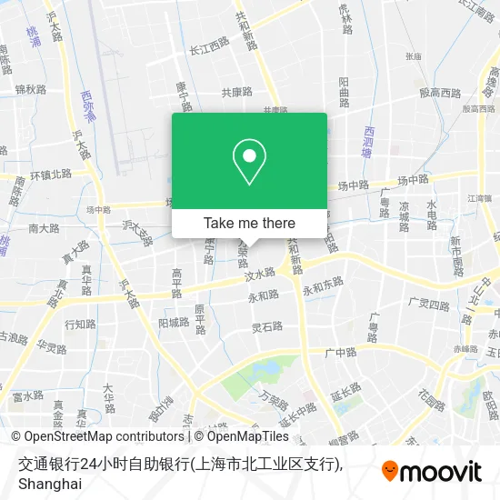 交通银行24小时自助银行(上海市北工业区支行) map