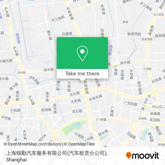 上海锦勤汽车服务有限公司(汽车租赁分公司) map