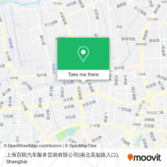 上海百联汽车服务贸易有限公司(南北高架路入口) map