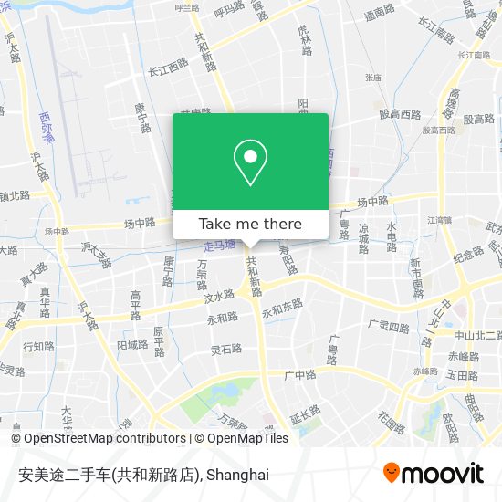 安美途二手车(共和新路店) map