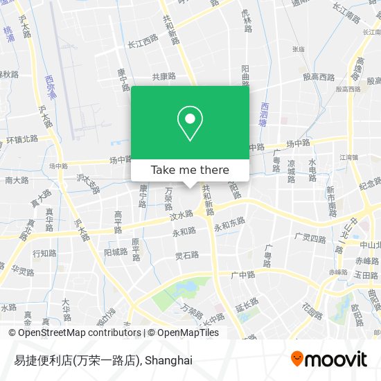 易捷便利店(万荣一路店) map