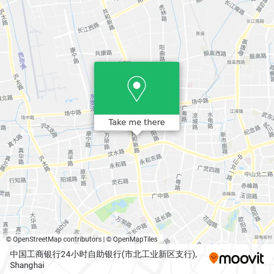 中国工商银行24小时自助银行(市北工业新区支行) map