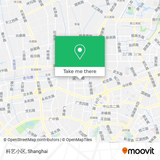 科艺小区 map