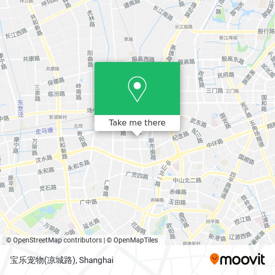 宝乐宠物(凉城路) map