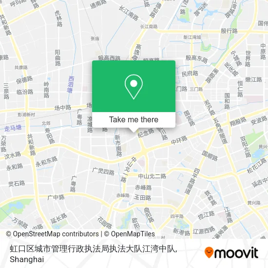 虹口区城市管理行政执法局执法大队江湾中队 map