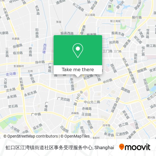 虹口区江湾镇街道社区事务受理服务中心 map