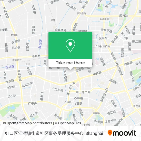 虹口区江湾镇街道社区事务受理服务中心 map
