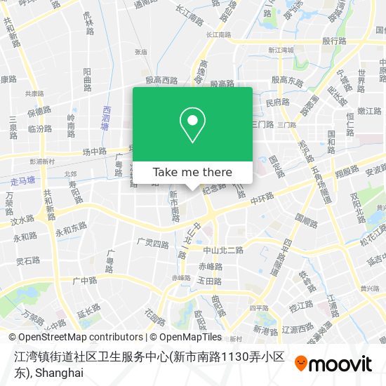 江湾镇街道社区卫生服务中心(新市南路1130弄小区东) map