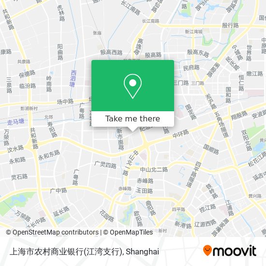 上海市农村商业银行(江湾支行) map