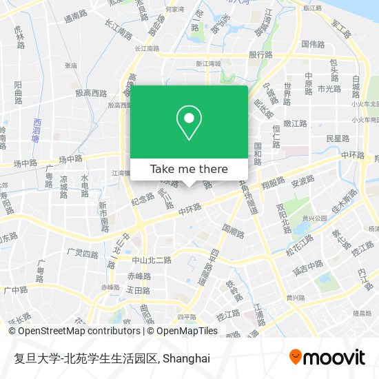 复旦大学-北苑学生生活园区 map