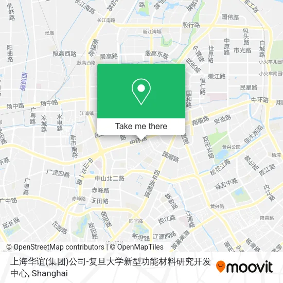 上海华谊(集团)公司-复旦大学新型功能材料研究开发中心 map
