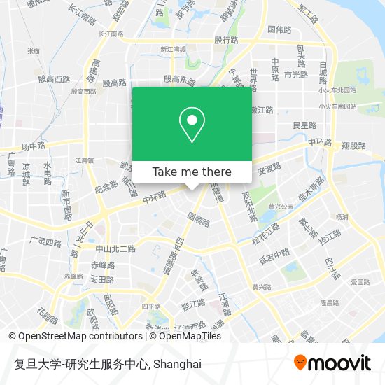 复旦大学-研究生服务中心 map
