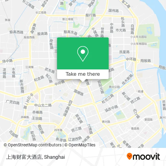 上海财富大酒店 map