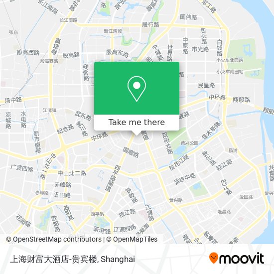 上海财富大酒店-贵宾楼 map