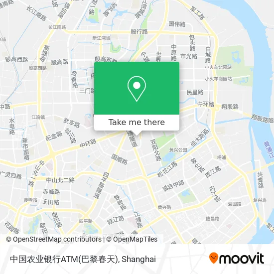 中国农业银行ATM(巴黎春天) map