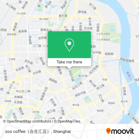 zoo coffee（合生汇店） map