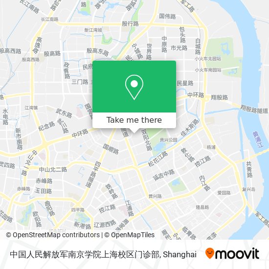 中国人民解放军南京学院上海校区门诊部 map