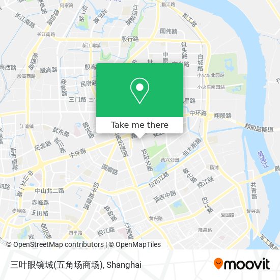 三叶眼镜城(五角场商场) map