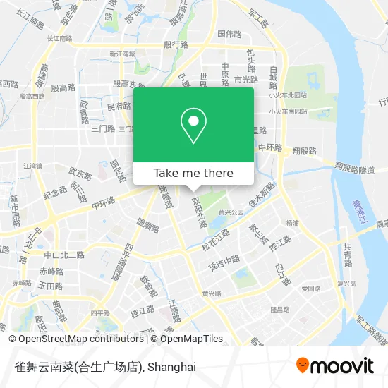 雀舞云南菜(合生广场店) map