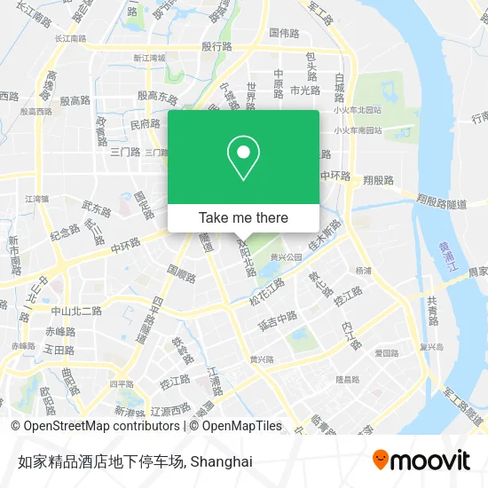 如家精品酒店地下停车场 map