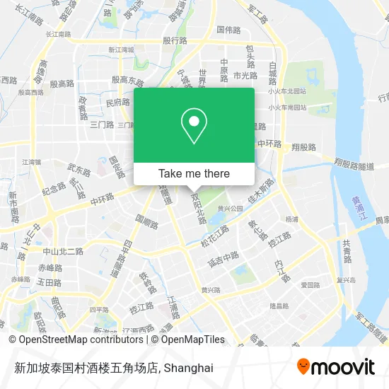 新加坡泰国村酒楼五角场店 map