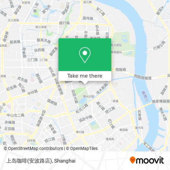 上岛咖啡(安波路店) map
