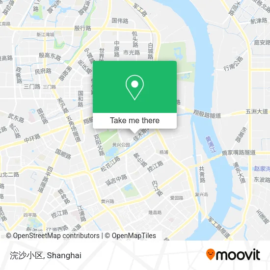 浣沙小区 map