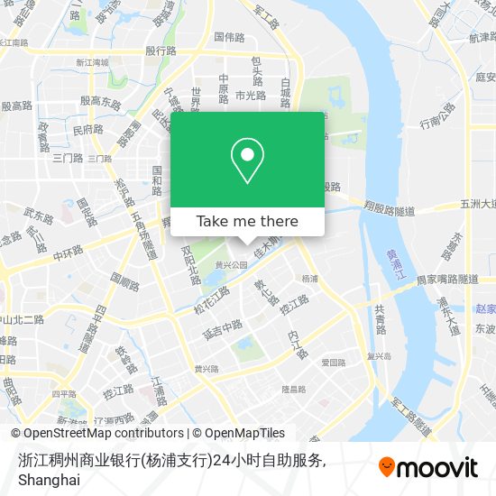 浙江稠州商业银行(杨浦支行)24小时自助服务 map