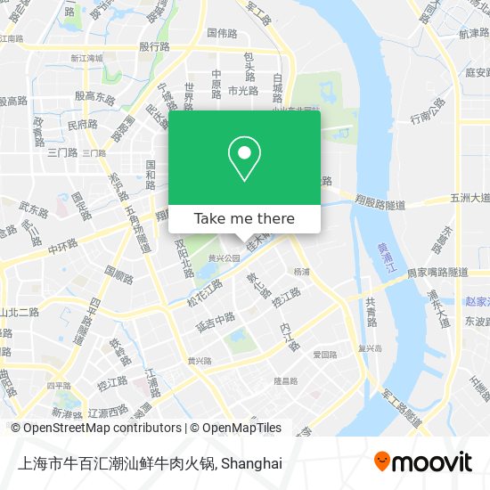 上海市牛百汇潮汕鲜牛肉火锅 map