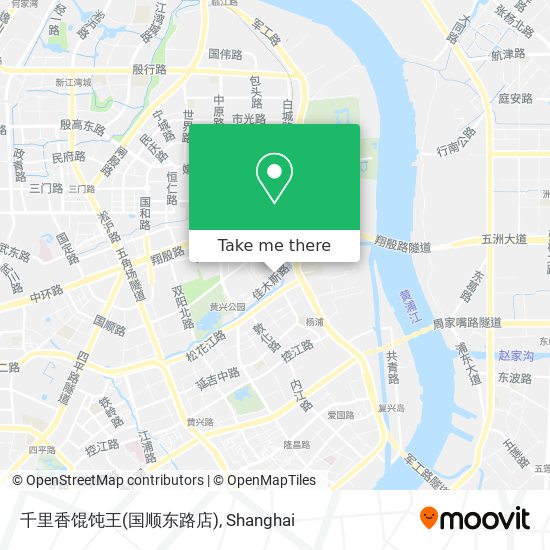 千里香馄饨王(国顺东路店) map