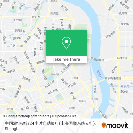 中国农业银行24小时自助银行(上海国顺东路支行) map