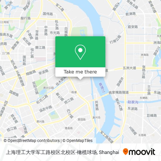 上海理工大学军工路校区北校区-橄榄球场 map