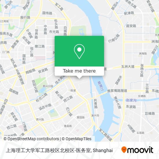 上海理工大学军工路校区北校区-医务室 map
