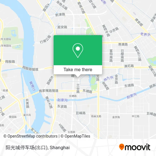 阳光城停车场(出口) map