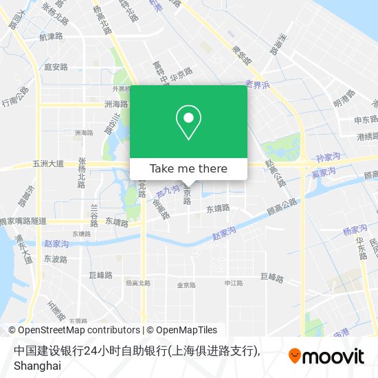 中国建设银行24小时自助银行(上海俱进路支行) map