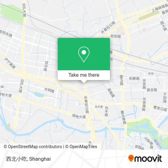 西北小吃 map