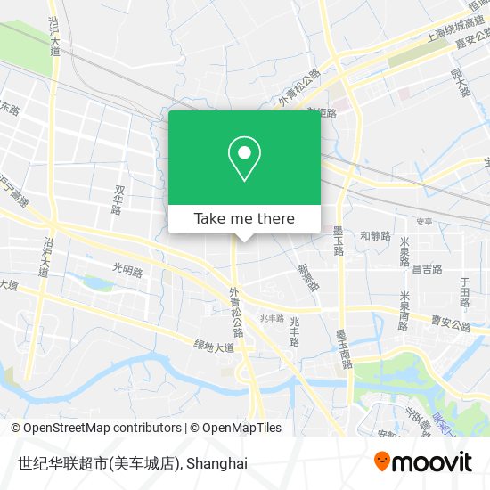 世纪华联超市(美车城店) map